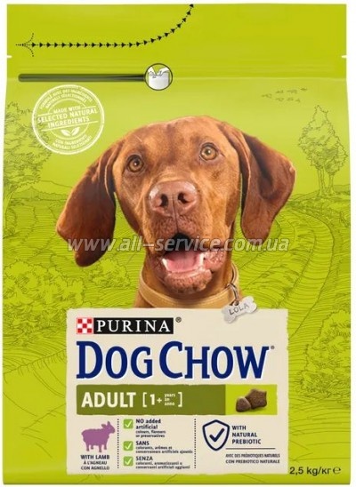     Purina Dog Chow Adult Lamb    2.5  (7613034485946)