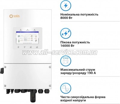 ��������� �������� Solis S6 8kW (S6-EH1P8K-L-PLUS)