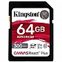   Kingston 64GB class 10 UHS-II U3 Canvas React Plus (SDR2/64GB)