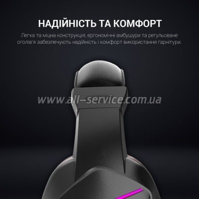  GamePro HS311 RGB Black/Red (HS311)