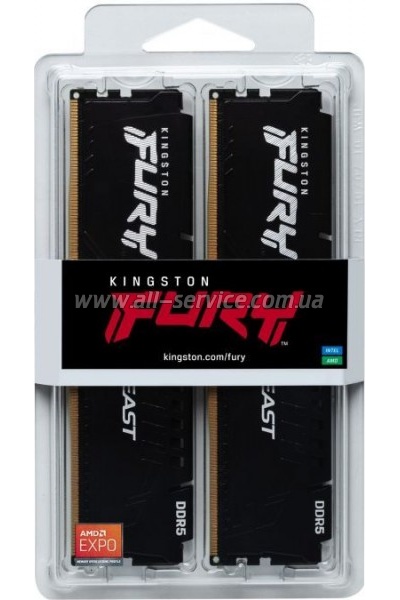     DDR5 16GB (2x8GB) 5600 MHz Beast Kingston Fury (ex.HyperX) (KF556C36BBEK2-16)