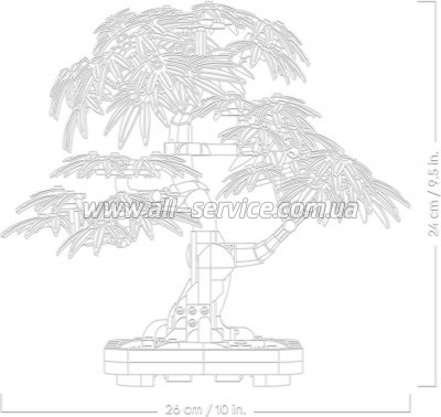 ����������� LEGO Botanicals ������ �� ��������� �������� ����� (10348)