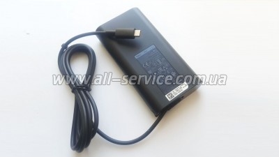 ���� ������� � �������� Dell 90W 20V, TYPE-C, oval-������ (A40338)
