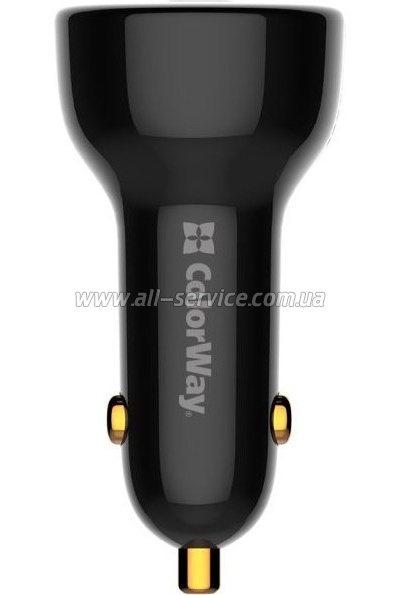   ColorWay Power Delivery PPS USB USB-A + USB-C Black (CW-CHA044PD-BK)