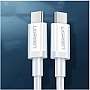 ���� ������ USB-C to USB-C 1.5m US264 18W ABS Cover White Ugreen (60519)