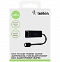  Belkin USB-C to Gigabit Ethernet Adapter (F2CU040btBLK)
