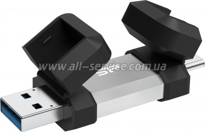 Флешка Silicon Power USB 64G SILICON POWER usb3.2+TypeC Mobile C51 (SP064GBUC3C51V1S) Флешка Silicon Power USB 64G SILICON POWER usb3.2+TypeC Mobile C51 (SP064GBUC3C51V1S)