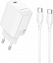 Зарядний пристрій BOROFONE BN26 Fuente USB-C PD20W + cable USB-C to USB-C White (6941991120251) Зарядний пристрій BOROFONE BN26 Fuente USB-C PD20W + cable USB-C to USB-C White (6941991120251)