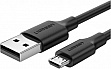 Дата кабель USB 2.0 AM to Micro 5P 3.0m 2A US289 black Ugreen (60827) Дата кабель USB 2.0 AM to Micro 5P 3.0m 2A US289 black Ugreen (60827)