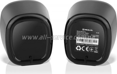   REAL-EL S-55 Black (EL121100014)