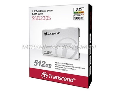 SSD  2,5" Transcend 512Gb (TS512GSSD230S)