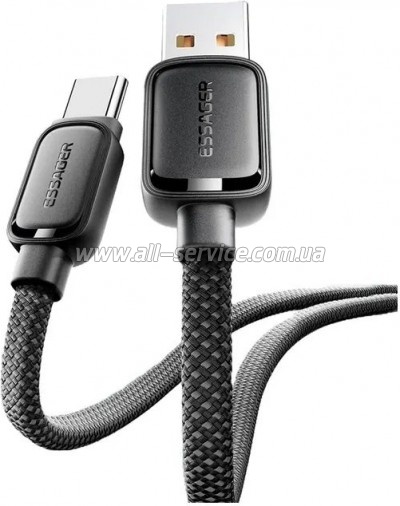 ���� ������ USB 2.0 AM to USB-C 1.0m 7A black Essager (EXCT-TD01-P)