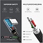 ���� ������ USB 2.0 AM to USB-C 1.0m US284 Angled Black Ugreen (50941)