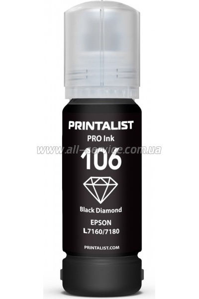  PRINTALIST 106 Epson L7160/ L7180 70 Photo Black (PL106PB)