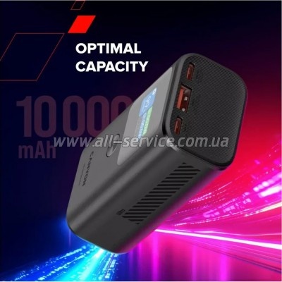 ������� ������������� Canyon 10000mAh OnPower 130 TFT PD/ 30W Dark Grey (CNS-CPB130DG)