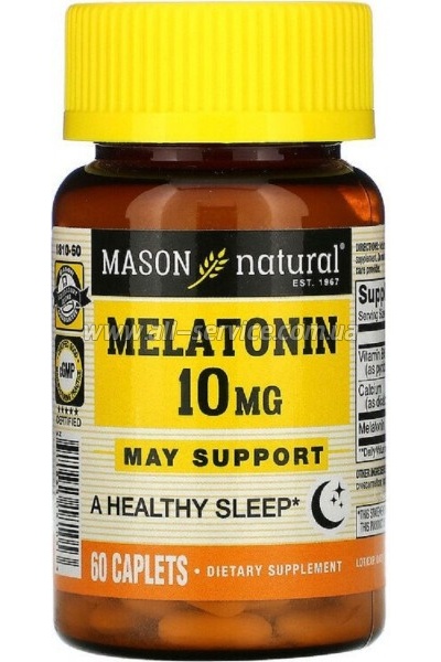  Mason Natural  10 , Melatonin, 60  (MAV18105)