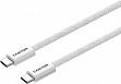 ���� ������ USB-C to USB-C 1.0m 60W Magnet Braided White Canyon (CND-CCMG60AB15W)