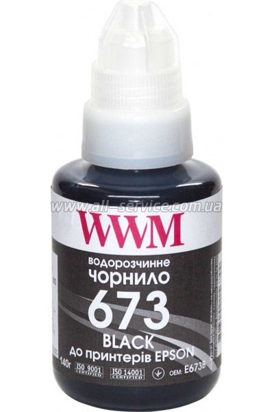  WWM 673  Epson L800 140 Black (E673B)
