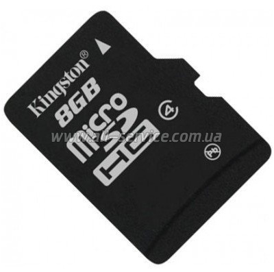  8GB Kingston MicroSDHC Class 4 (SDC4/8GBSP)