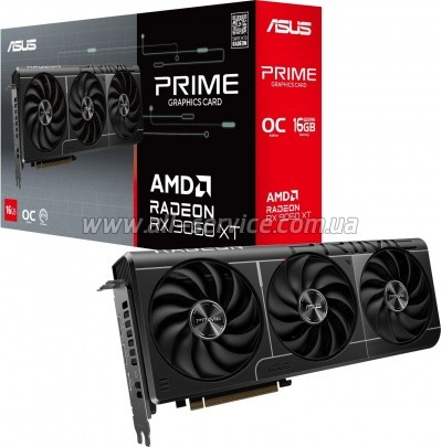  ASUS Radeon RX 9060 XT 16Gb PRIME OC (PRIME-RX9060XT-O16G)