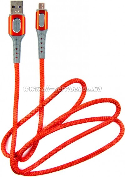 ���� ������ USB 2.0 AM to Micro 5P 1.0m red Dengos (NTK-M-LP-RED)