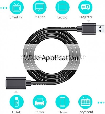 ���� ������ USB 3.0 AM/AF 1.5m Essager (EXCAM-YTA01)