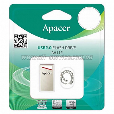  Apacer 32GB AH112 USB 2.0 (AP32GAH112R-1)