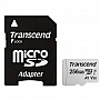   Transcend 256GB microSDXC C10 UHS-I + SD  (TS256GUSD300S-A)