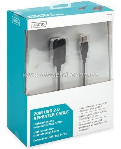 ���� ������ USB 2.0 AM/AF 20.0 m active Digitus (DA-73102)