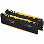  Kingston 16GB (2x8GB) DDR4 2666 MHz HyperX Fury RGB Black (HX426C16FB3AK2/16)