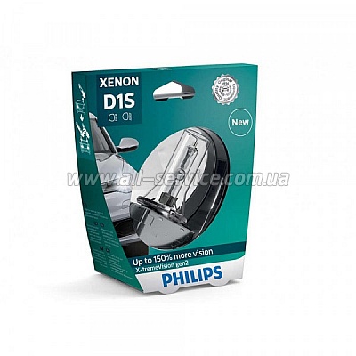   Philips D1S X-treme Vision 85415 XV2 S1 gen2 +150