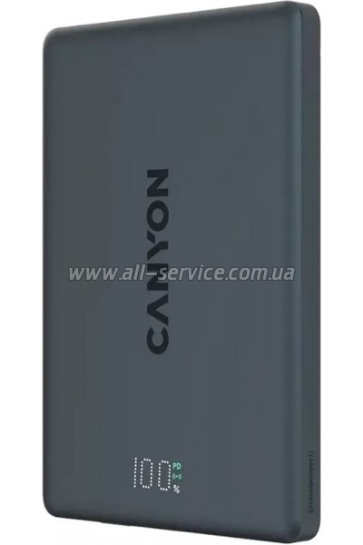 ������� ������������� Canyon 5000mAh OnPower 500 PD 20W Magnetic MagSafe Black (CNS-CPB500B)