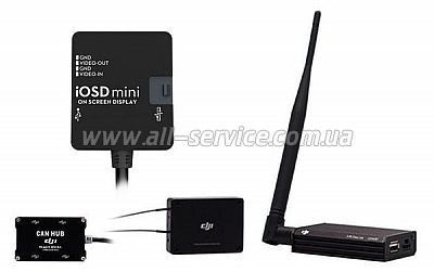 Радиоканал DJI Datalink 2.4GHz + система iOSD Mini + разветвитель CAN HUB Радиоканал DJI Datalink 2.4GHz + система iOSD Mini + разветвитель CAN HUB