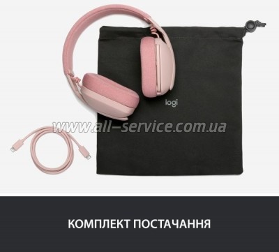  Logitech Zone Vibe 100 Wireless Rose (981-001224)
