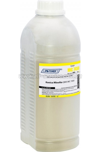 Тонер IPM Konica Minolta QMS MC7450 Yellow 350г/ банка (TB115Y) Тонер IPM Konica Minolta QMS MC7450 Yellow 350г/ банка (TB115Y)