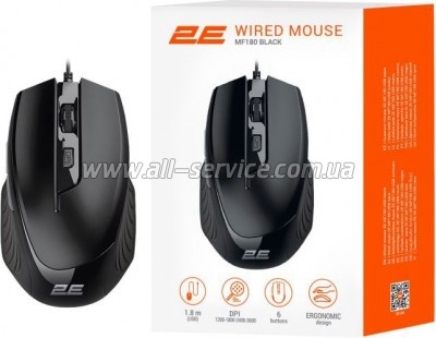  2E MF180 USB Black (2E-MF180UB)