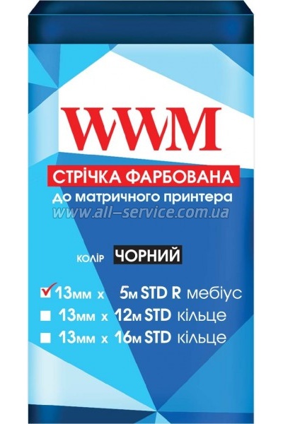 ����� WWM 13�� � 5� (12,7�� x 5�) STD ������ Black (R13.5SR)