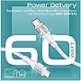 ���� ������ USB-C to USB-C 1.2m 60W PD FletchLink-CC grey Promate (fletchlink-cc.grey)