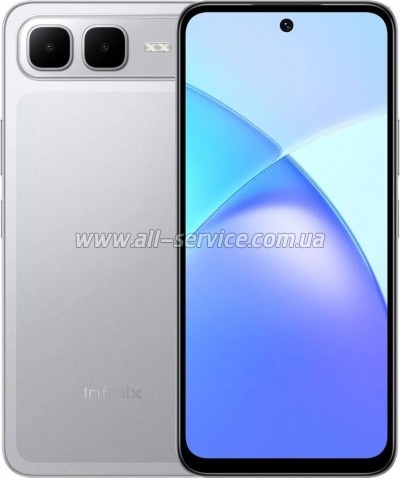  Infinix Smart 10 Plus 4/128Gb Titanium Silver (4894947091186)