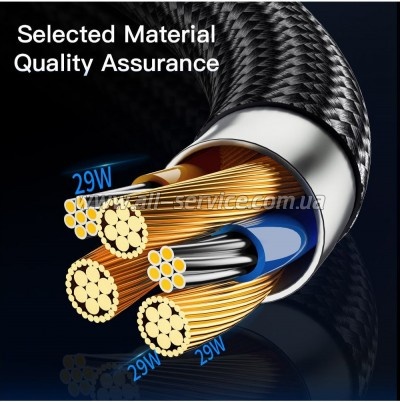 ���� ������ USB-C to Lightning 1.0m 29W LED black Essager (EXCTL-XY01-P)