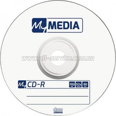 ���� MyMedia CD-R 700Mb 52x MATT SILVER Wrap 50 (69201)