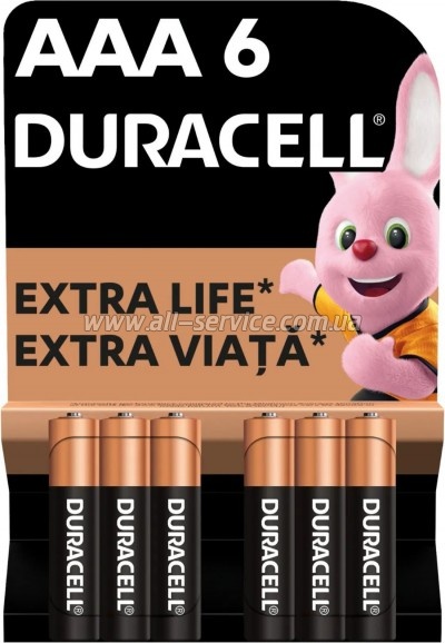 ��������� Duracell AAA MN2400 LR03 6��. (5000394107472 / 81483511)