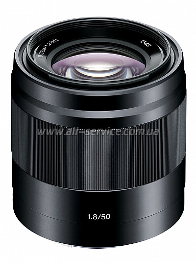  Sony 50mm, f/1.8 Black   NEX (SEL50F18B.AE)