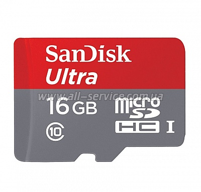   16GB SANDISK ULTRA microSD UHS-I (SDSQUAR-016G-GN6IA)