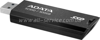  SSD USB 3.2 500GB SD610 ADATA (SC610-500G-CBK/RD)