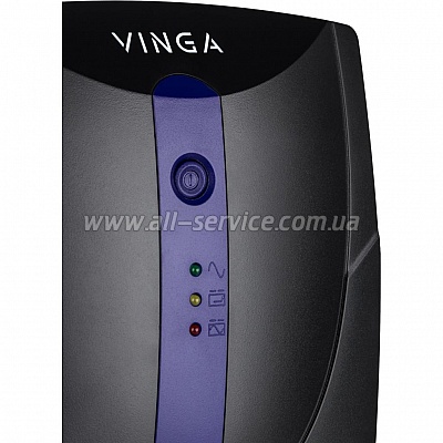 Vinga LED 800VA plastic case with USB (VPE-800PU)