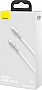 ���� ������ USB-C to USB-C 1.0m 100W metal white Baseus (CATJK-C02)