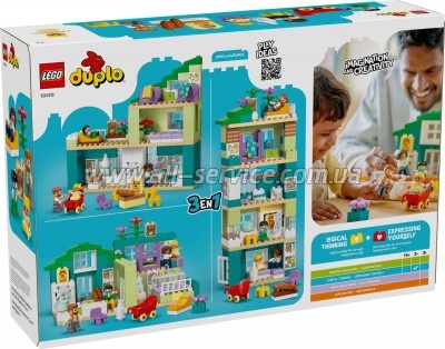 ����������� LEGO DUPLO Town �������� �������� ������� �� ��������� 3 � 1 (10470)