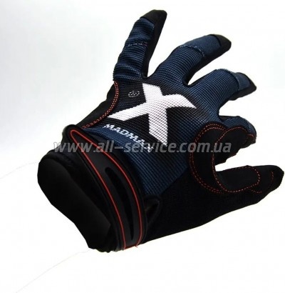    MadMax MXG-102 X Gloves Black/Grey/White M (MXG-102-GRY_M)