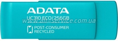  ADATA 256GB UC310 Eco Green USB 3.2 (UC310E-256G-RGN)